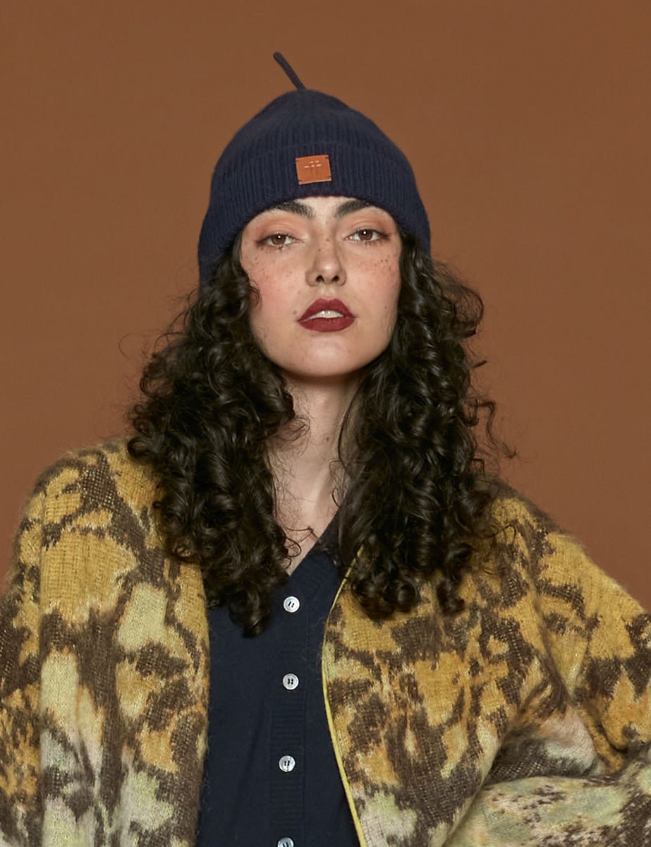 cappello cashmere ink - forte forte - cappello