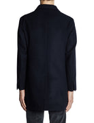 cappotto baronetto monopetto blu - blufrida - cappotto