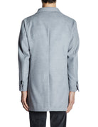 cappotto baronetto monopetto grigio - blufrida - cappotto