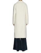 cappotto doppiopetto panna - blufrida - cappotto