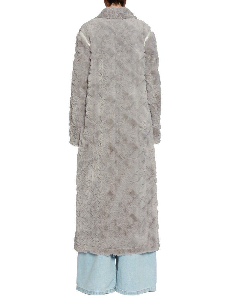 cappotto ecofur divine pearl - forte forte - cappotto