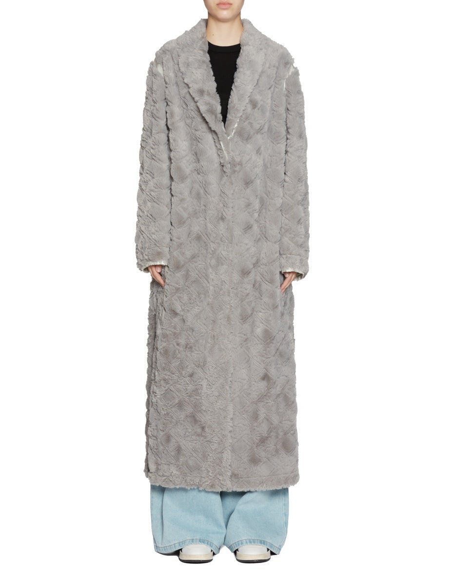 cappotto ecofur divine pearl - forte forte - cappotto