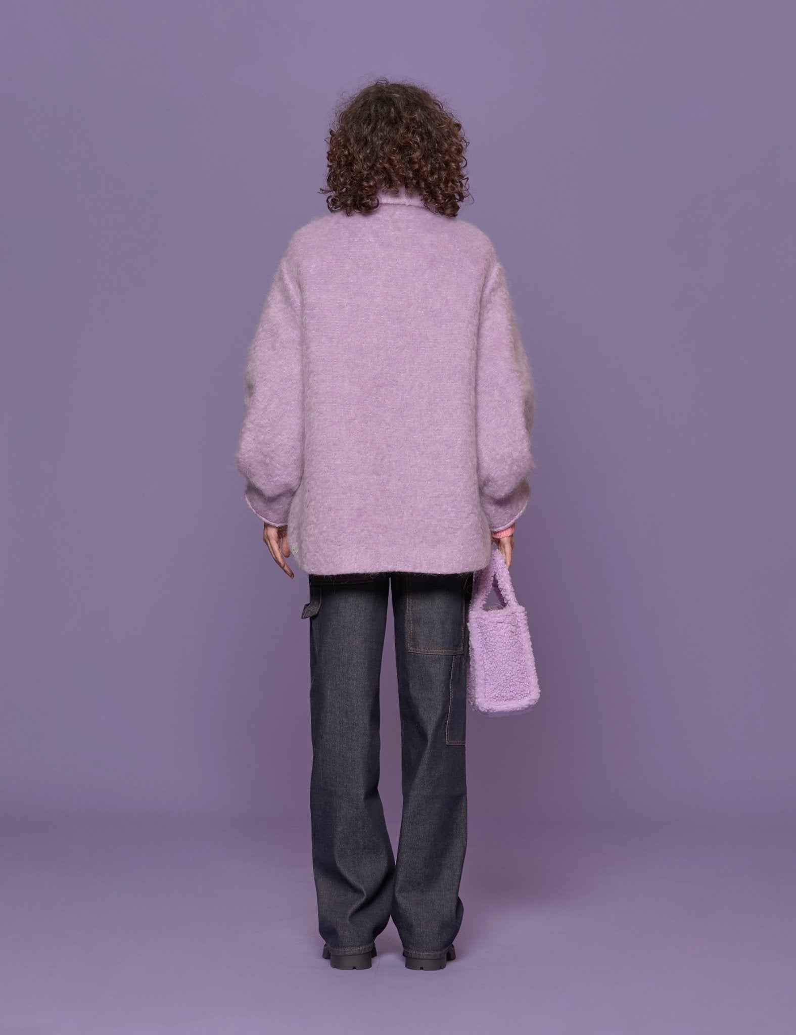 cappotto furry lilla - t_coat - cappotto