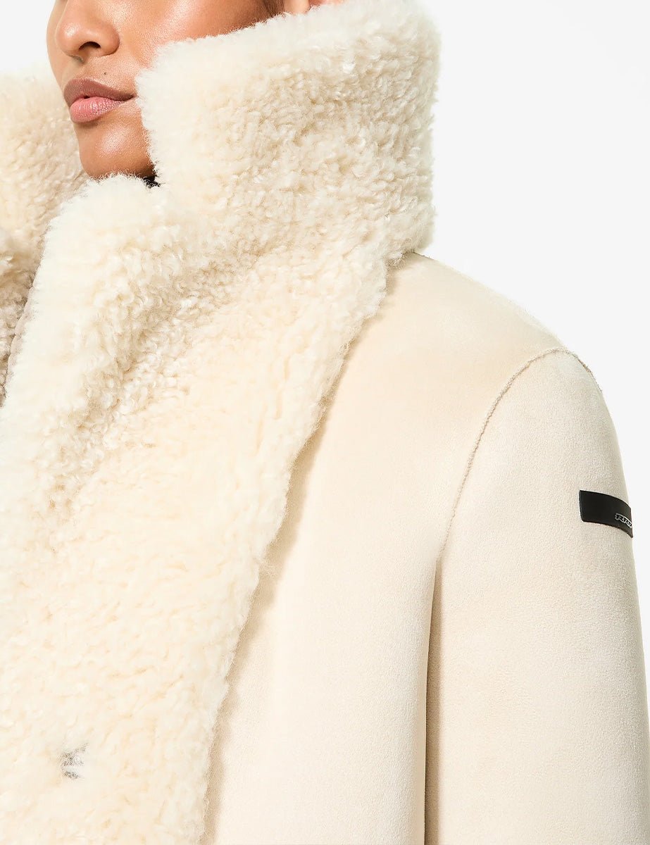 cappotto lamb coat teddy cream - rrd - cappotto