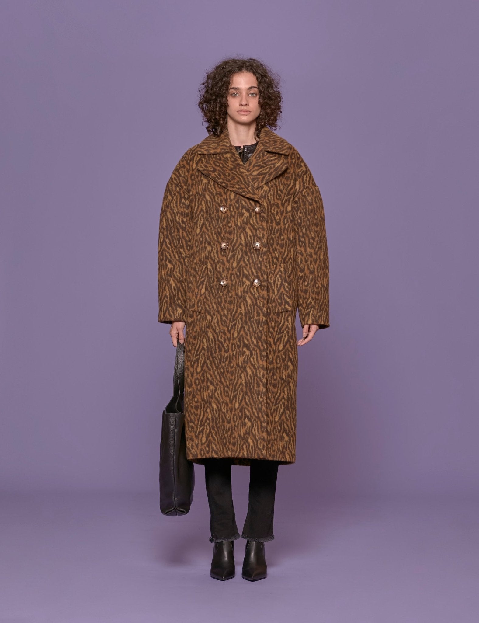 cappotto marianna animalier - ulla johnson - cappotto