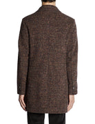 cappotto monopetto boucle bordeaux - bob - cappotto