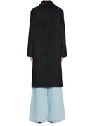 cappotto monopetto nero - blufrida - cappotto