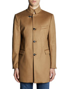 cappotto monopetto panno biscotto - blufrida - cappotto
