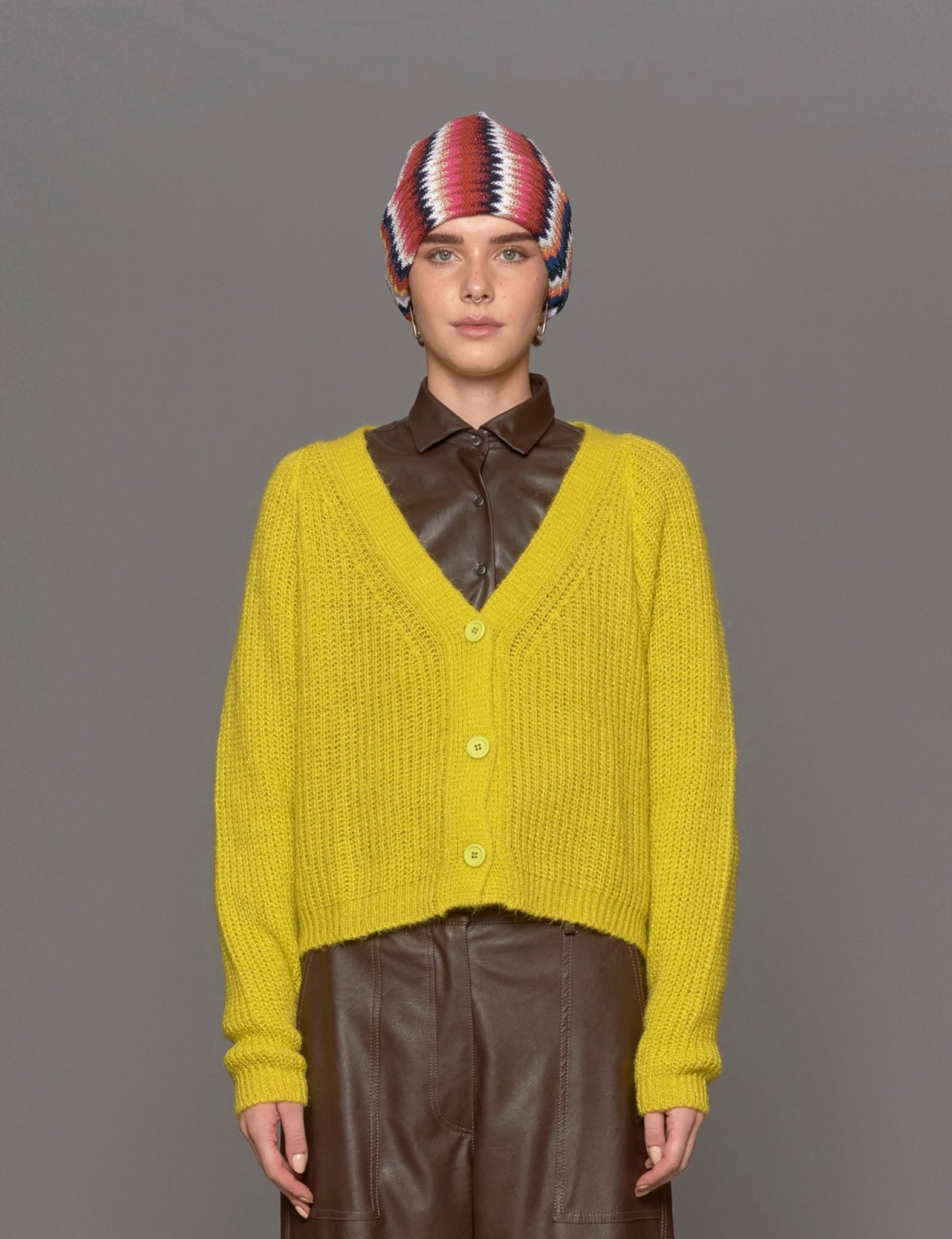 cardigan limone - blufrida - cardigan