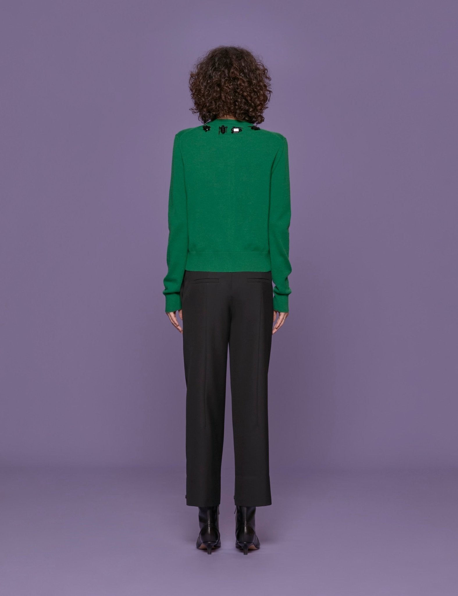 cardigan pietre verde - n21 alessandro dell'acqua - cardigan