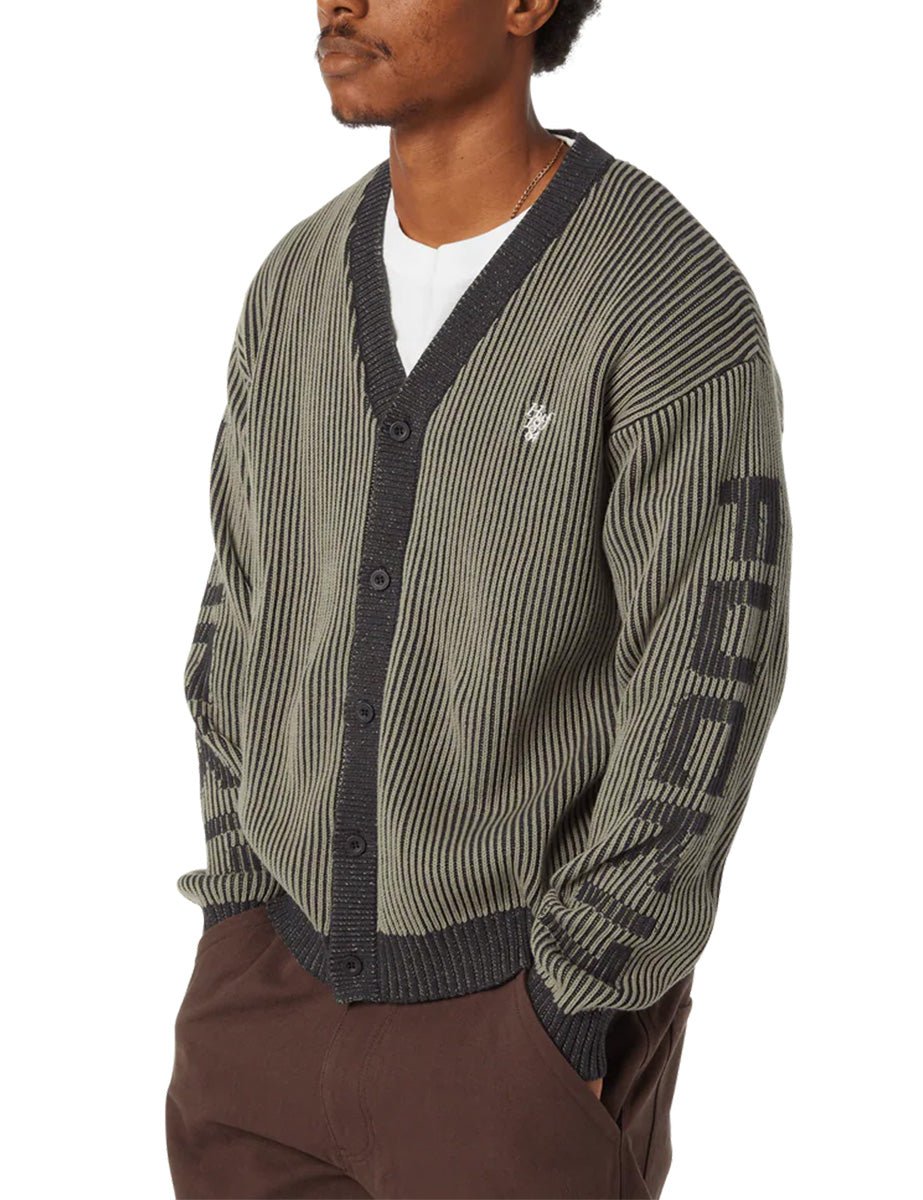 cardigan repeater asphalt - huf - cardigan