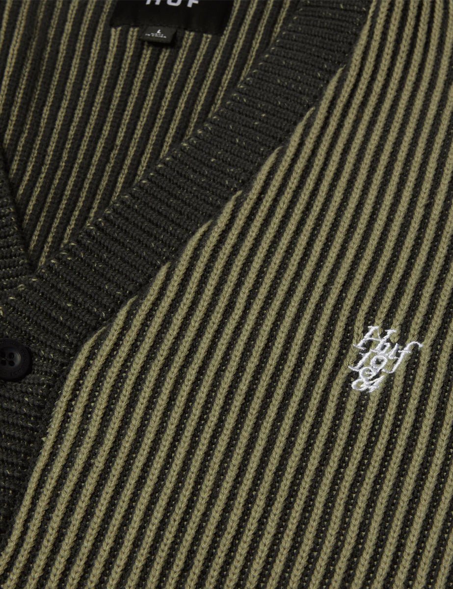 cardigan repeater asphalt - huf - cardigan