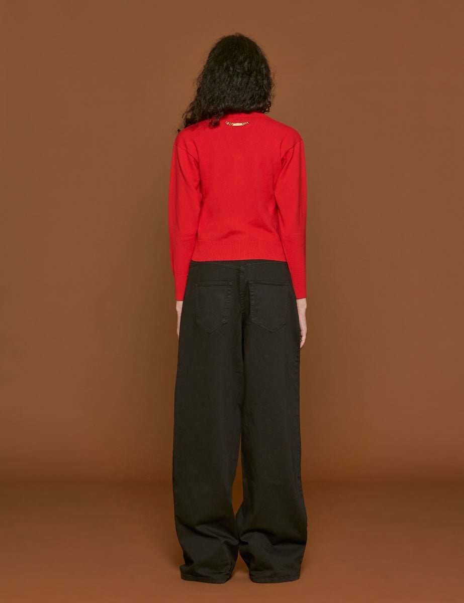 cardigan rosso - n21 alessandro dell'acqua - cardigan