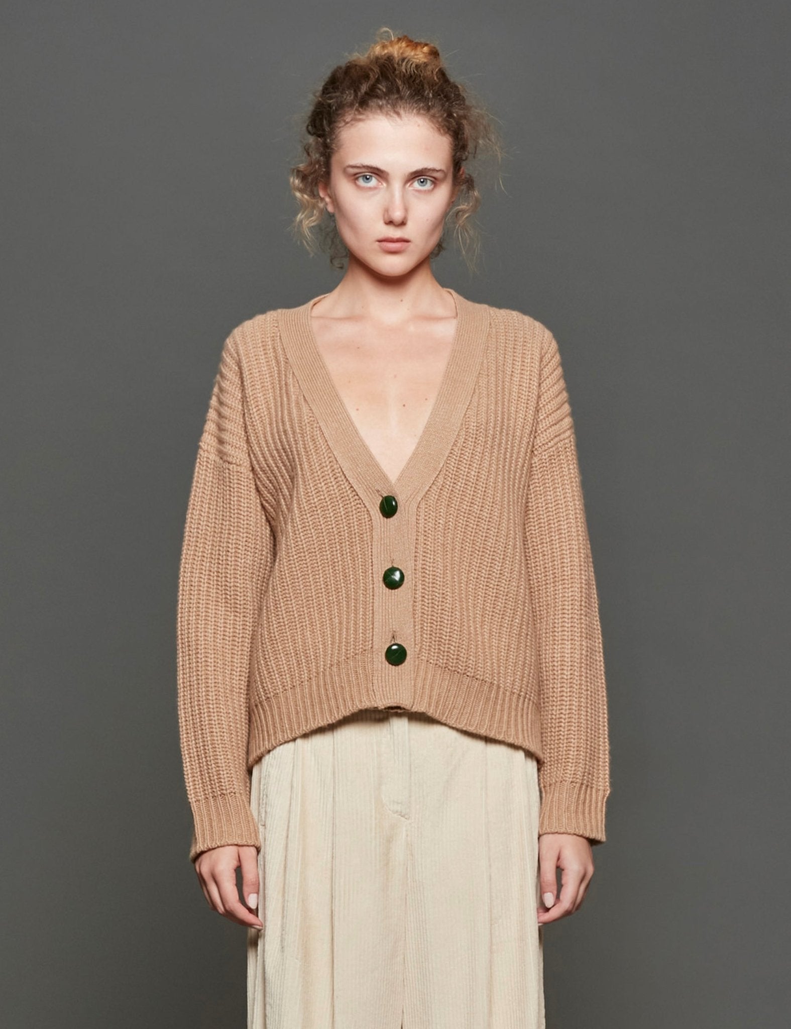 cardigan tilda camel - jejia - cardigan