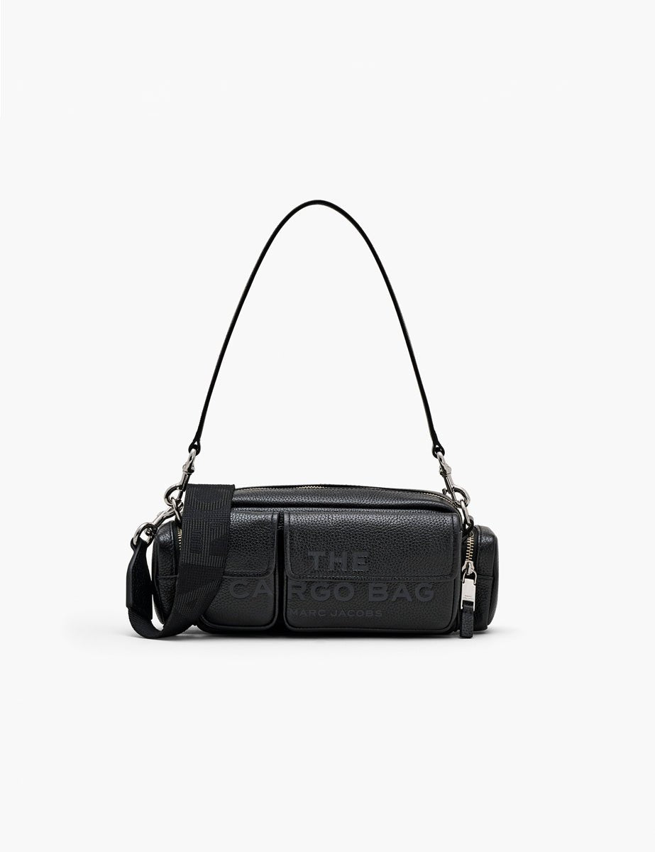 cargo bag leather nero - marc jacobs - shopper