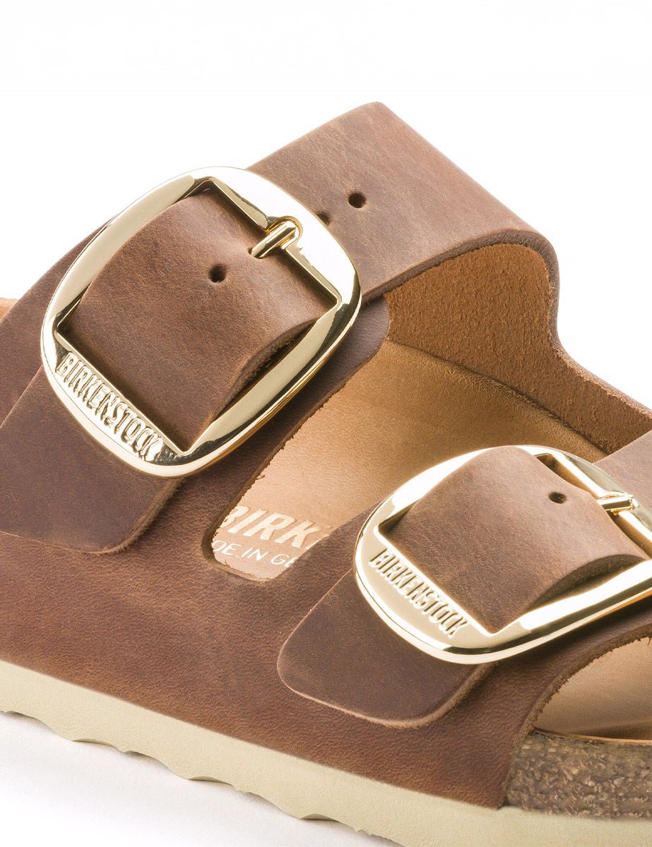 ciabatta arizona big buckle cognac - birkenstock - ciabatta
