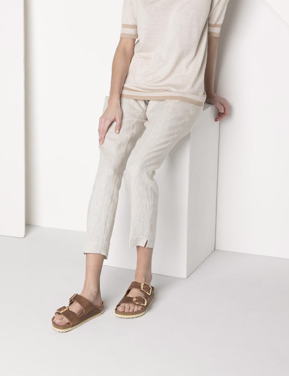 ciabatta arizona big buckle cognac - birkenstock - ciabatta