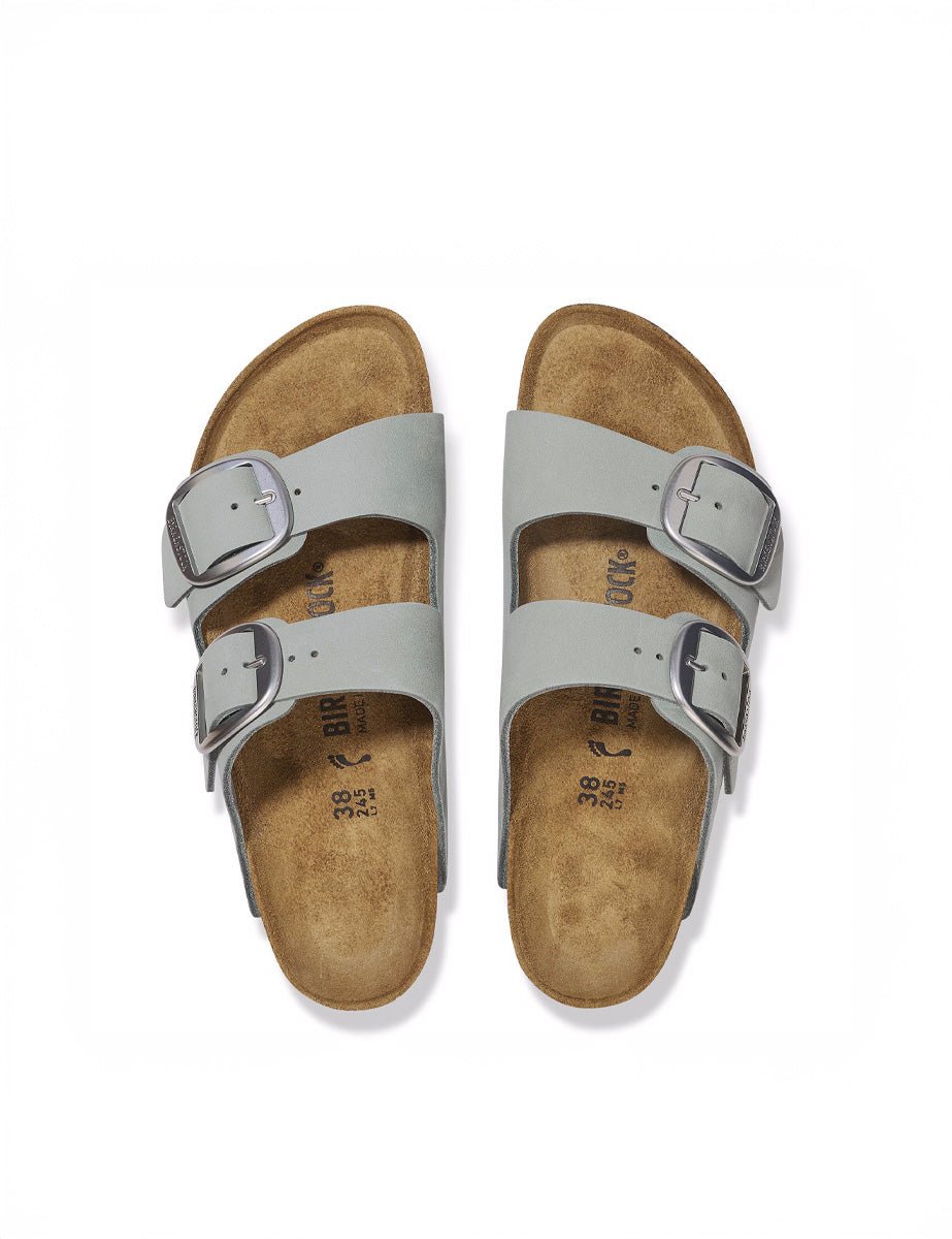ciabatta arizona big buckle pure sage - birkenstock - ciabatta