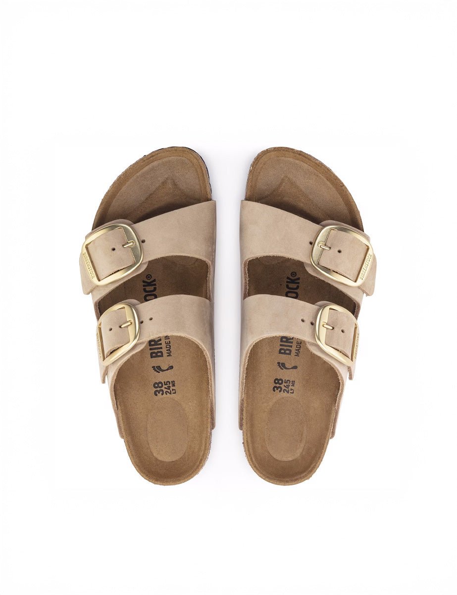 ciabatta arizona big buckle sandcastle - birkenstock - ciabatta