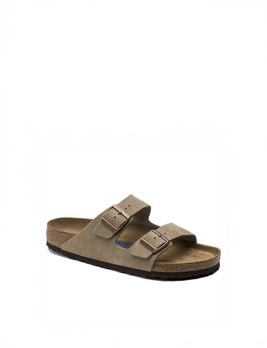 ciabatta arizona suede taupe - birkenstock - ciabatta