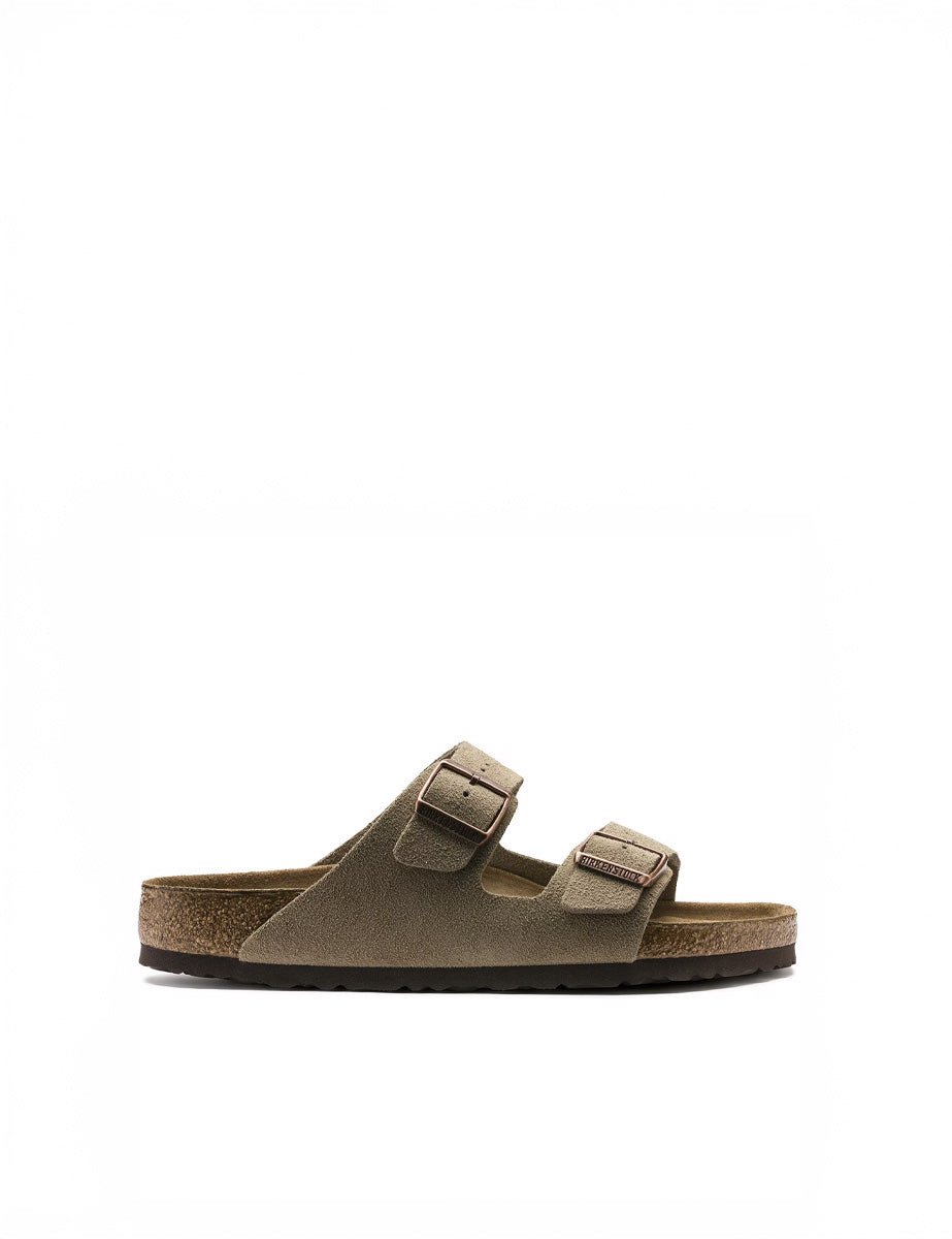 ciabatta arizona suede taupe - birkenstock - ciabatta