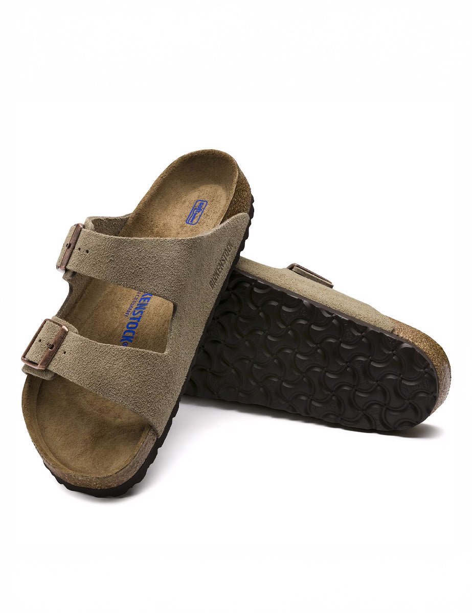 ciabatta arizona suede taupe - birkenstock - ciabatta