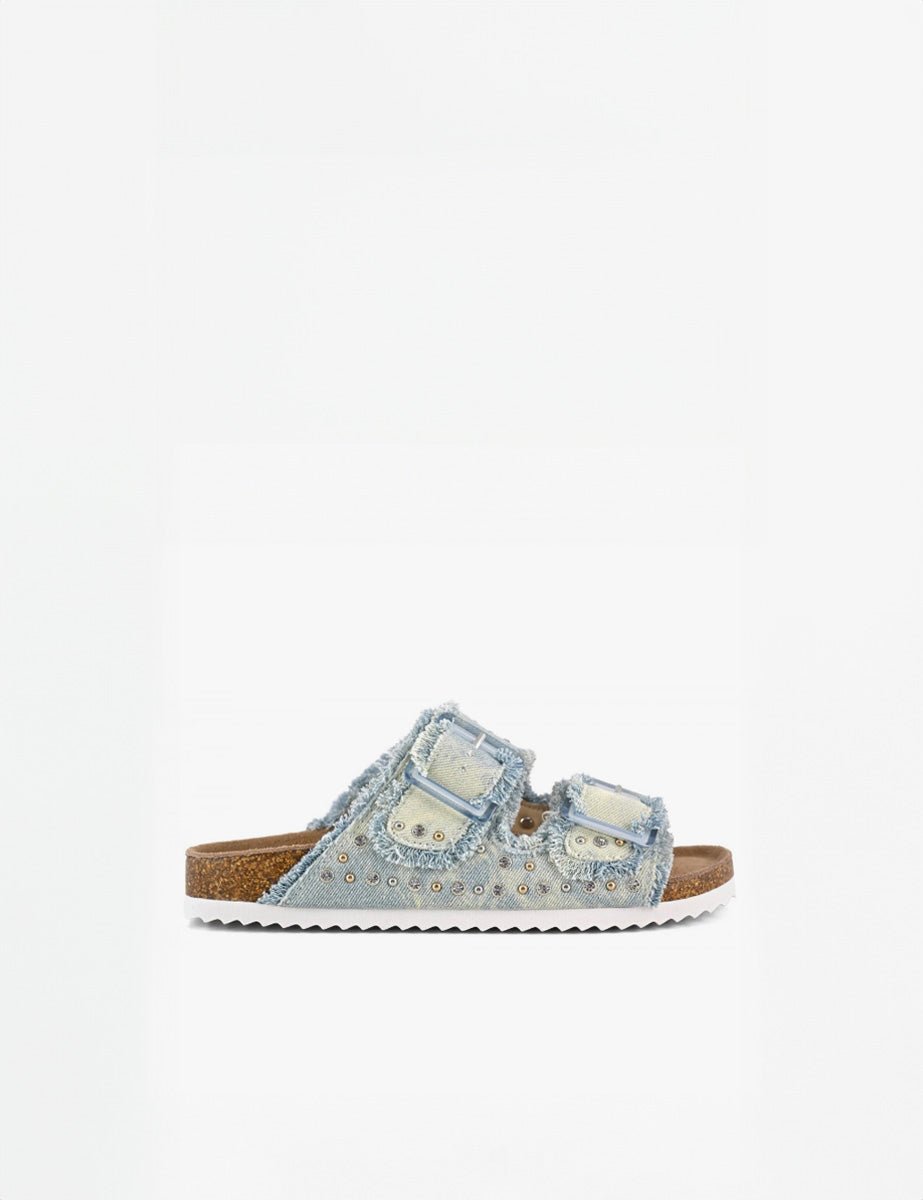 ciabatta due fasce light denim - colors of california - ciabatta