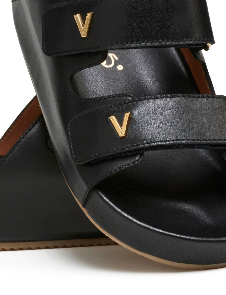 ciabatta fussbett doppio strappo nero - viaroma15 - ciabatta