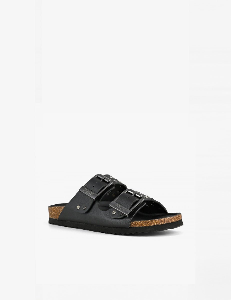 ciabatta nubuck strass black - colors of california - ciabatta