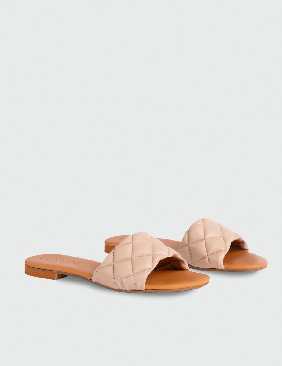 ciabattina nappa nude - blufrida - ciabatta