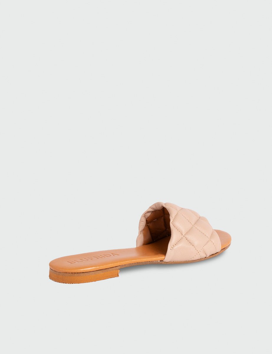 ciabattina nappa nude - blufrida - ciabatta