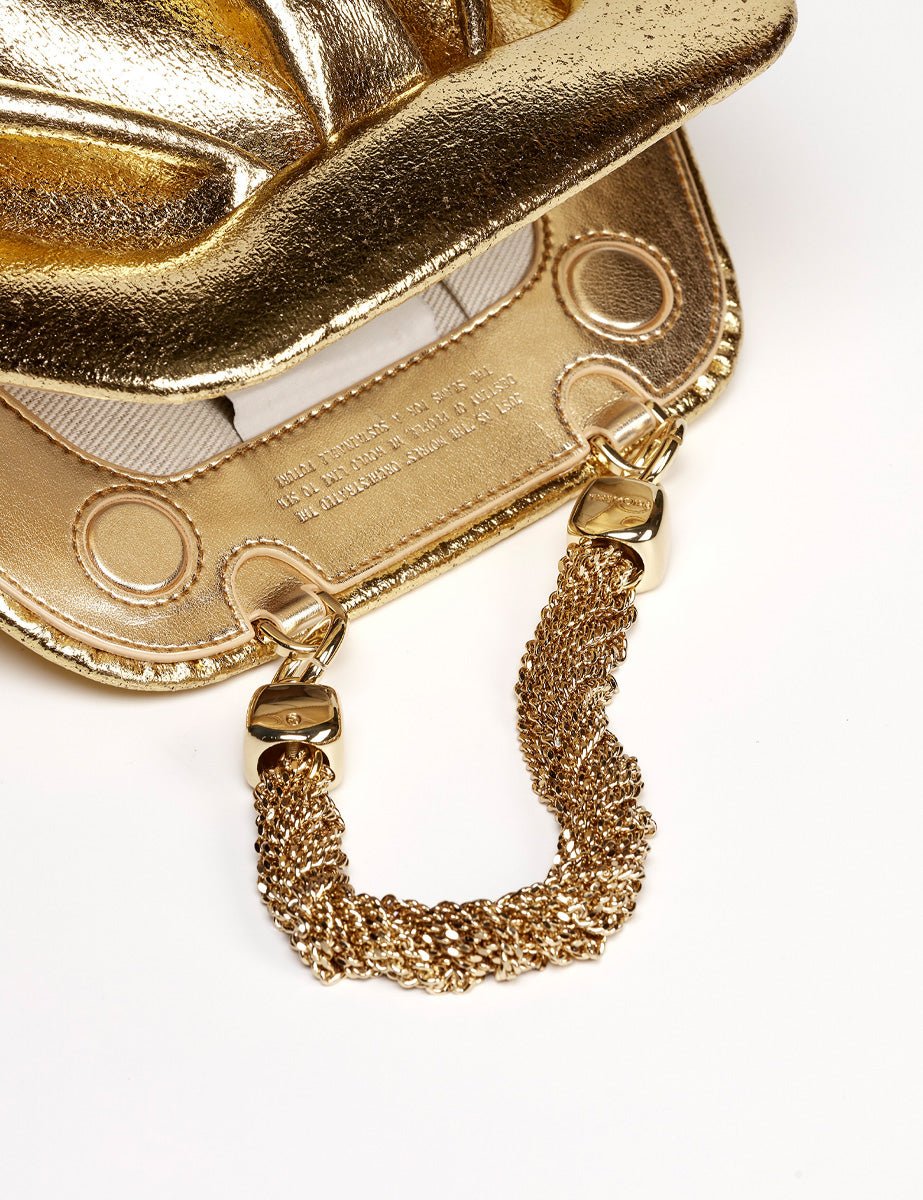 clutch gea palma gold - the moire - clutch