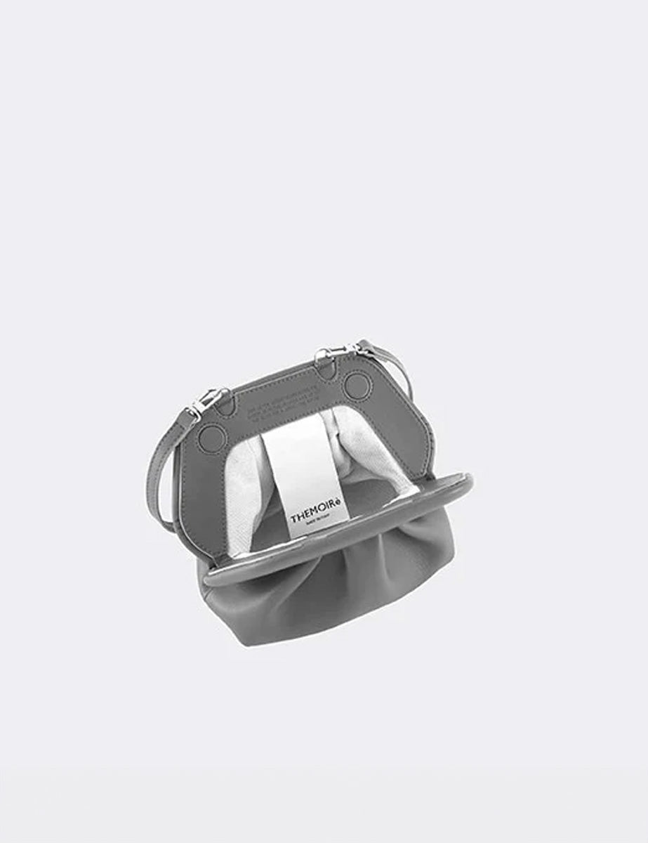 clutch gea vegan storm grey - the moire - clutch