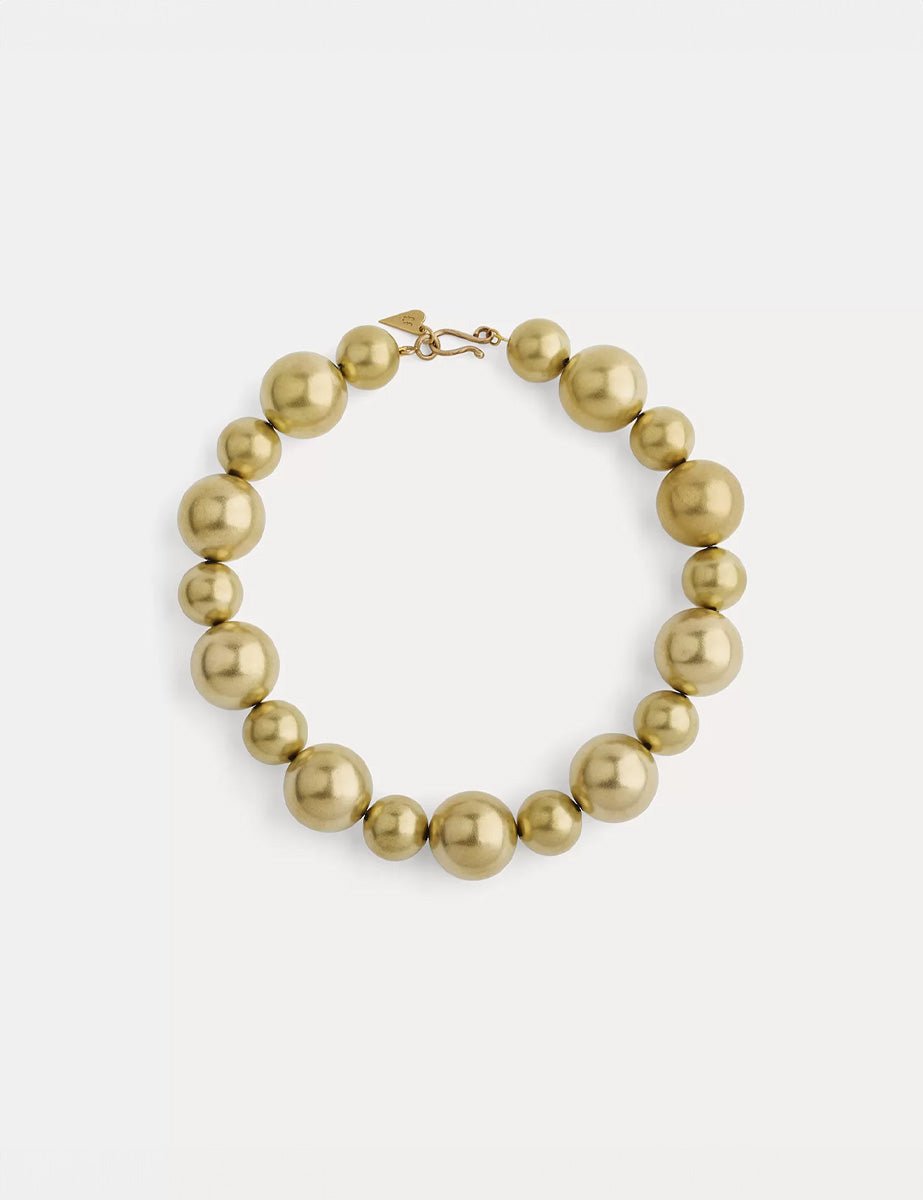 collier perle ottone bronze - forte forte - bigiotteria