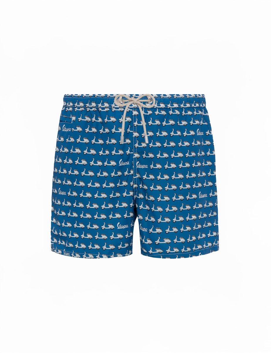 costume mare ultralight micro fantasia vespa blu - st. barth - costume da mare