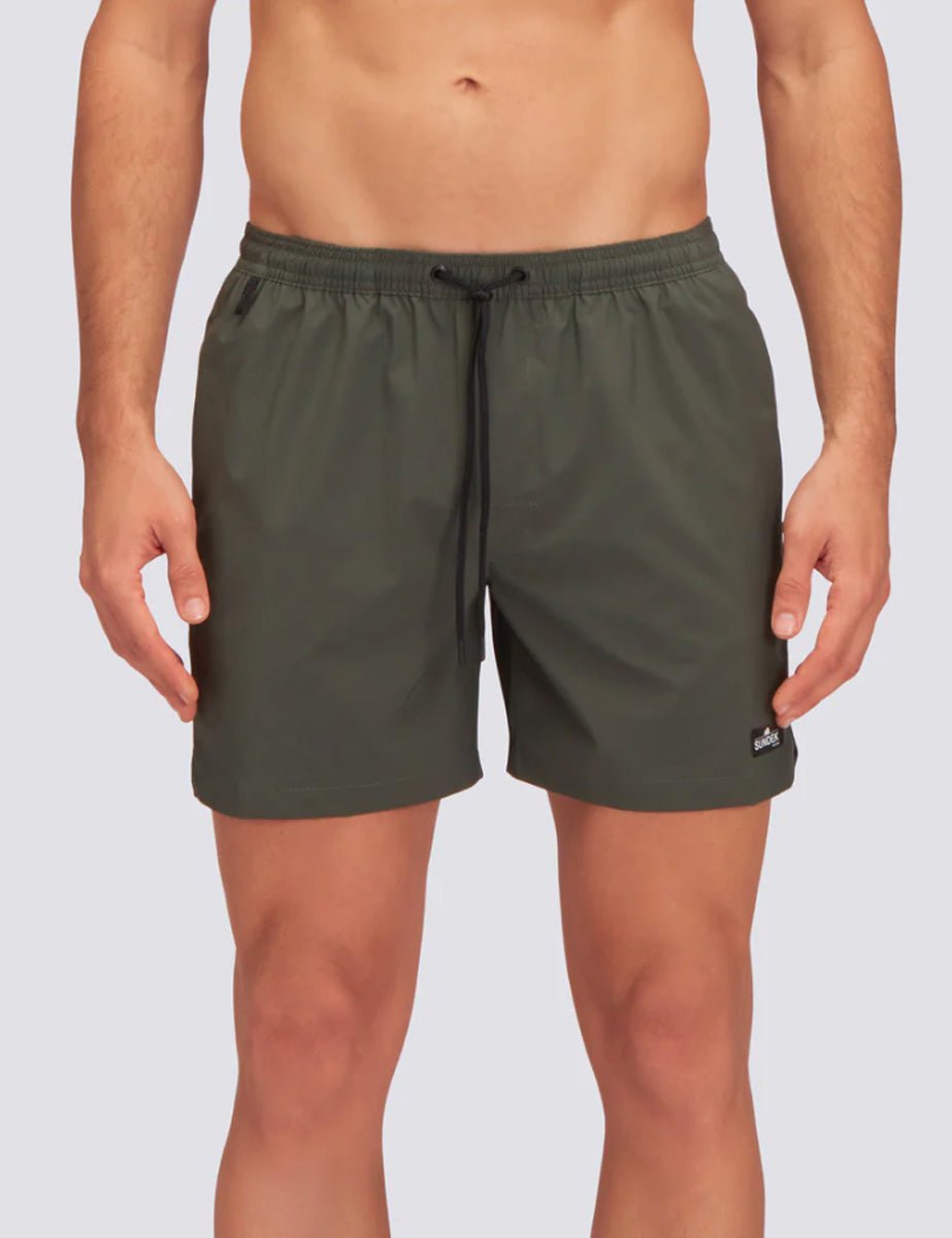 costume mare verde pino - sundek - costume da mare