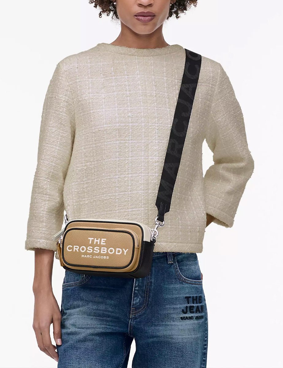 crossbody bag camel multi - marc jacobs - clutch