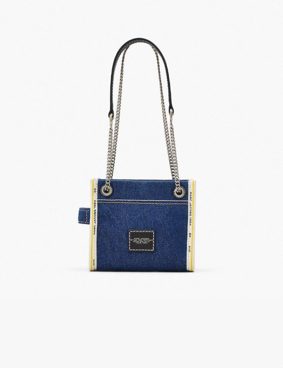 crossbody tote bag dark wash - marc jacobs - shopper