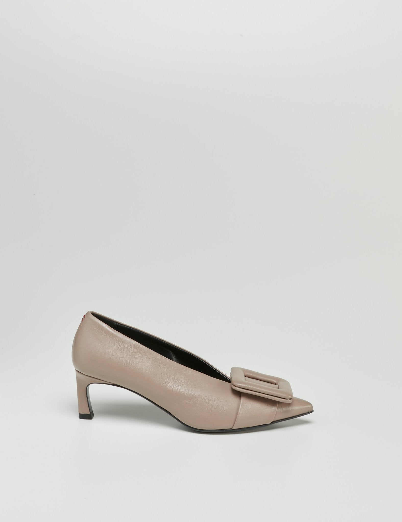 decollete punta fibbia meringa - halmanera - decollete tacco