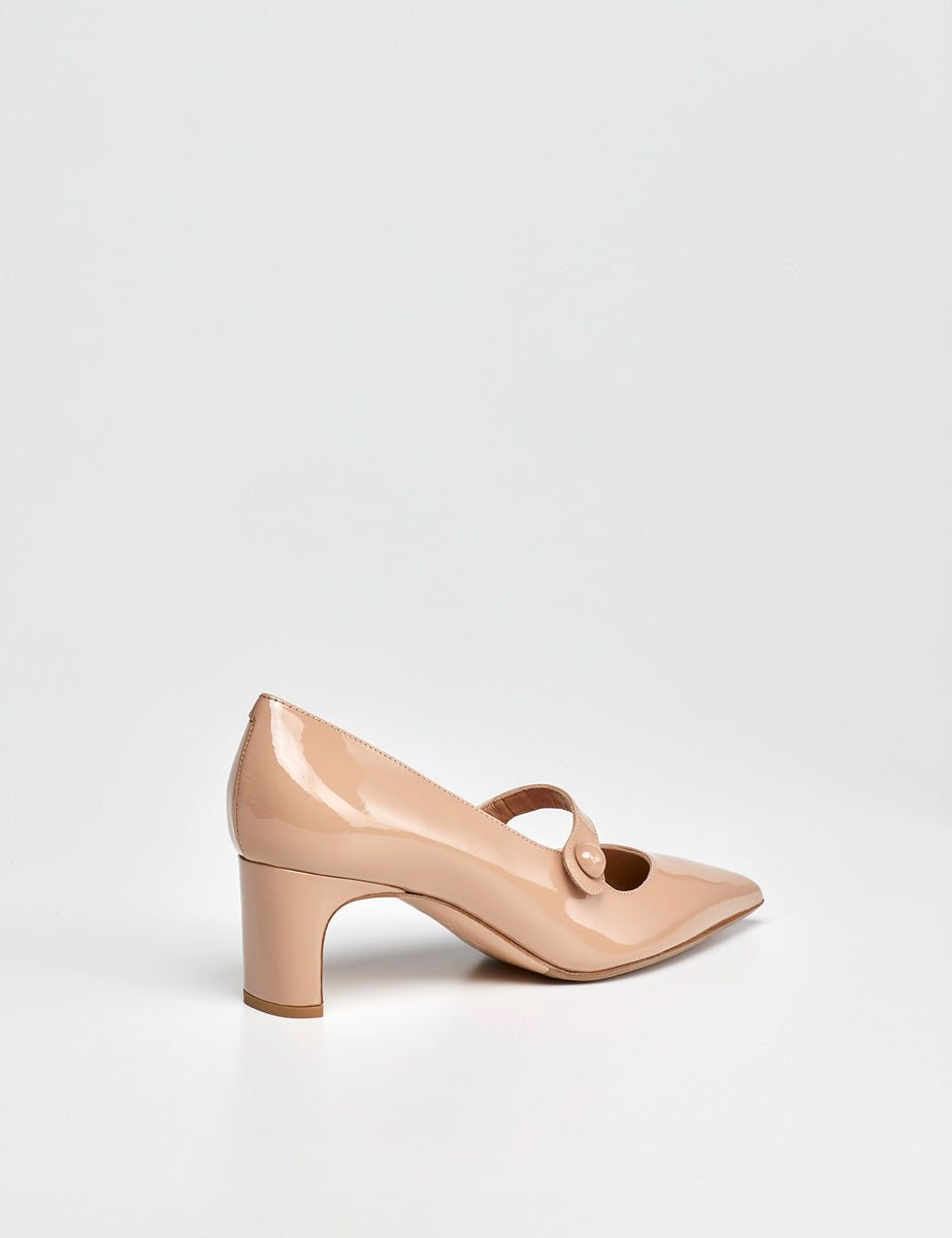 decollete vernice nude - sergio levantesi - decollete tacco