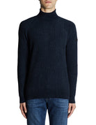 dolcevita costa ciniglia blu - rrd - pullover