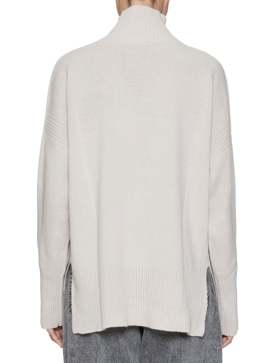 dolcevita lana cashmere over meringa - roberto collina - pullover