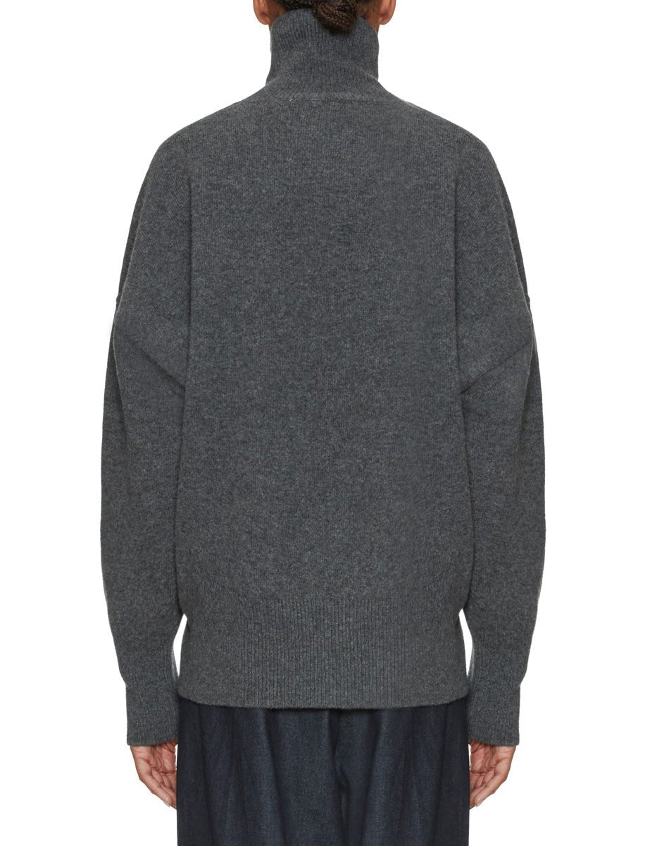 dolcevita over lana grigio melange - rohe - pullover