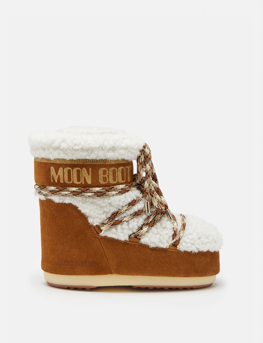 doposci low shearling whisky offwhite - moon boot - doposci