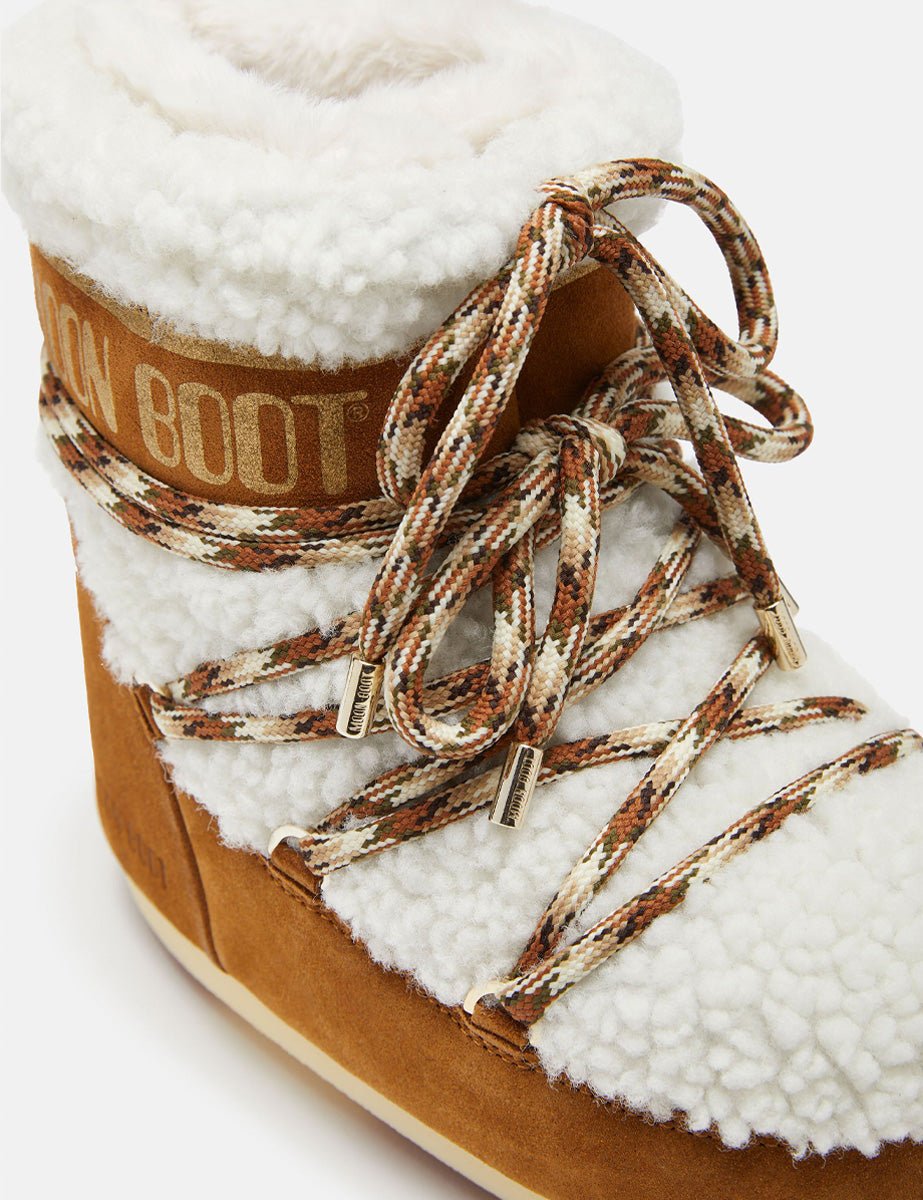 doposci low shearling whisky offwhite - moon boot - doposci