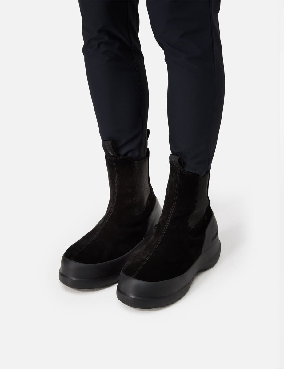 doposci luna chelsea suede nero - moon boot - doposci