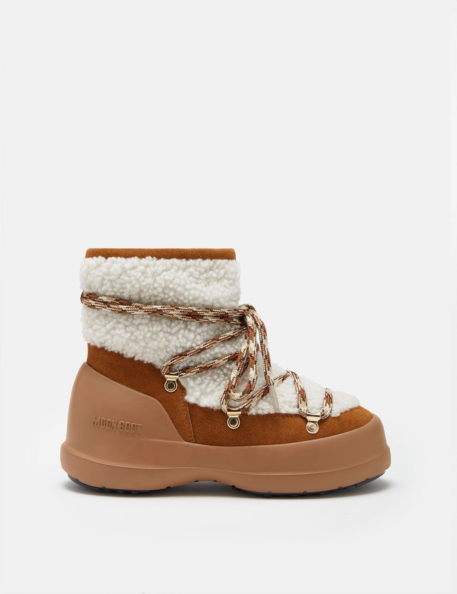 doposci luna shearling whisky offwhite - moon boot - doposci