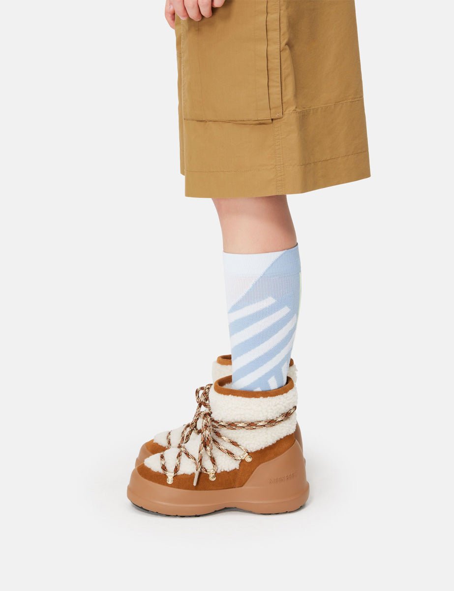 doposci luna shearling whisky offwhite - moon boot - doposci