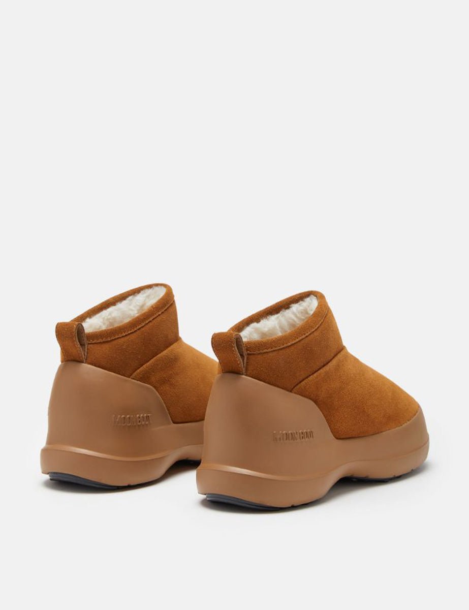 doposci luna suede cognac - moon boot - doposci