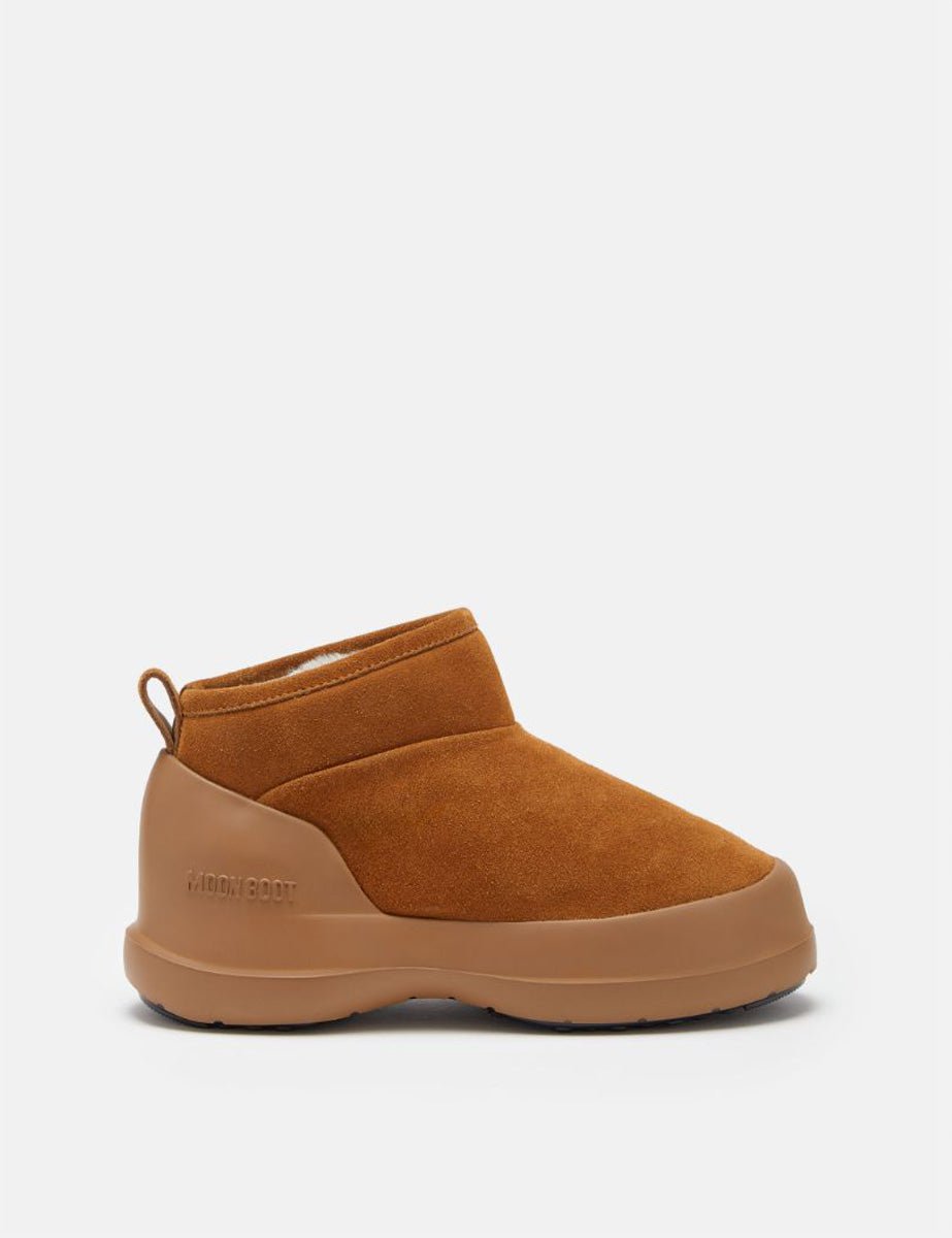 doposci luna suede cognac - moon boot - doposci